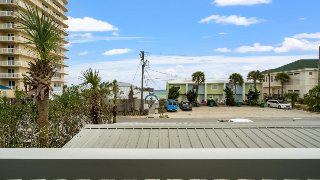 Pet Friendly Townhome With Gulf Views And Hot Tub Right Across From Beach And Schooners Panama City Beach Eksteriør billede